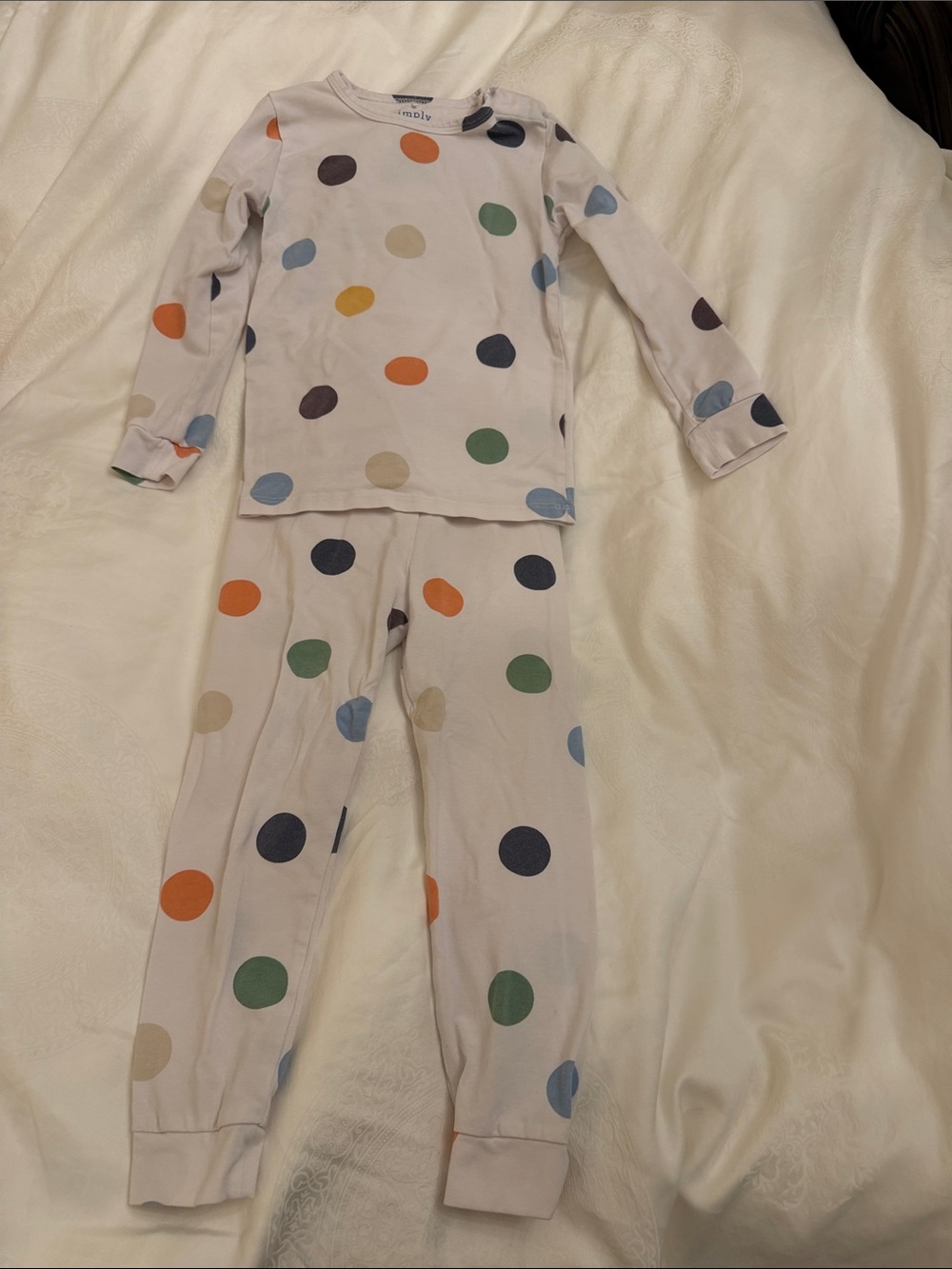 Simply Magnetic Me Polka Dot Pajama Set - Multi